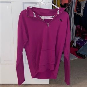 Pink Victoria’s Secret purple half zip